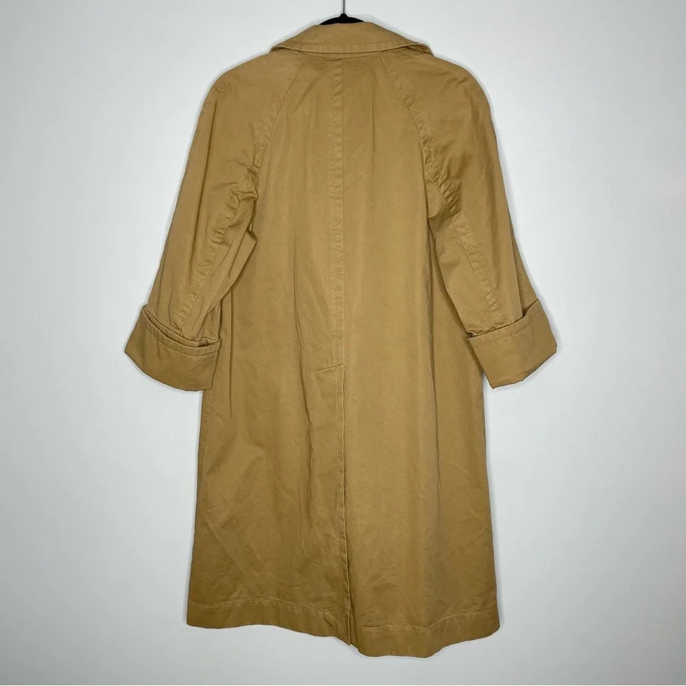Theory Tan Trench Coat - Picture 6 of 6